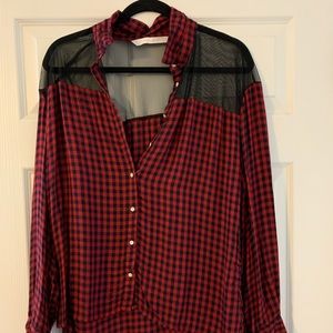 Zara Checkered Red with mesh top